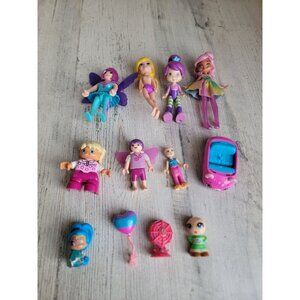 Fairy princess doll variety set car accessories mini toy figure youth